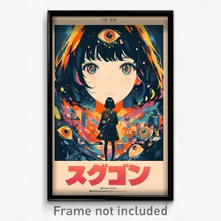 Icelandic Movie Poster - Girl Feeling Surprise, Reflecting Chaldea Uniform
