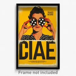 Brazilian Movie Poster - Man Feeling Insulted, Grand Polka Dot Dress (Art Print)