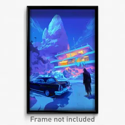 Movie Art Poster - Monumental Motel (Psychedelic Retro Weird Film Print)