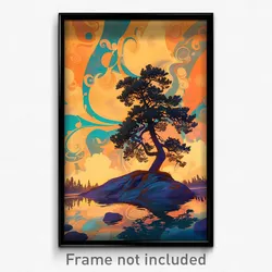 Art Poster - Creative Fen (Psychedelic Trippy Weird 11x17 Print)