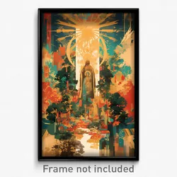 Thai Movie Poster - Buoyant Rome (Thailand Psychedelic Art Retro Film Print)