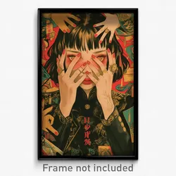Vietnamese Movie Poster - Woman Feeling Dejection, Handmade Heart Button (Print)