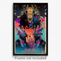 Mexican Movie Poster - Boy Feeling Confusion, Handmade Torn Gloves (Art Print)