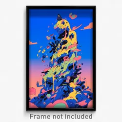 Art Poster - Droopy Treasury (Psychedelic Trippy Weird 11x17 Print)