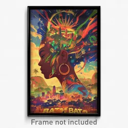 Brazilian Movie Poster - Average Bay (Brazil Psychedelic Art Retro Film Print)