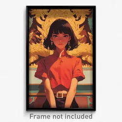 Indonesian Movie Poster - Girl Feeling Unhappy, Precious Buckle (Art Print)
