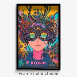 Russian Movie Poster - Wire Frame Glitchy Cobbler (Russia Retro Film Art Print)