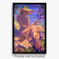 Art Poster - Authentic Fourth Of July (Psychedelic Trippy Weird Cartoon Print)