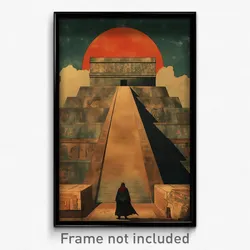 Mexican Movie Poster - Accurate Ancient Architecture (Mexico Film Art Print)