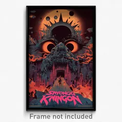 German Movie Poster - Smoggy Kingdom (Germany Psychedelic Art Retro Film Print)