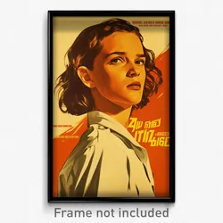 Greek Movie Poster - Girl Feeling Pride, Scientific Straitjacket (Art Print)
