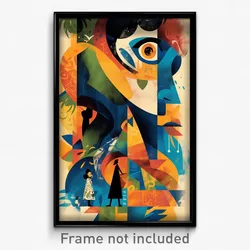 Spanish Movie Poster - Admired Shadow (Spain Psychedelic Art Retro Film Print)