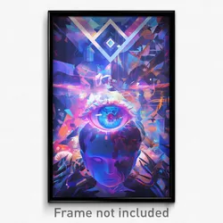 Movie Art Poster - Glitchy Oubliette (Psychedelic Retro Weird Film Print)