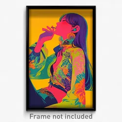 Mexican Movie Poster - Woman Feeling Unsettled, Quixotic Cropped Vest (Print)