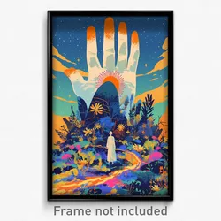 Icelandic Movie Poster - Quaint Way (Iceland Psychedelic Art Retro Film Print)