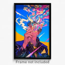 Icelandic Movie Poster - Boy Feeling Tolerance, Zany Horn Ribbon (Art Print)