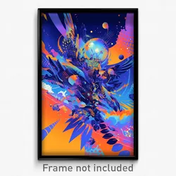 Art Poster - Agile Fjord (Psychedelic Trippy Weird 11x17 Print)