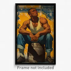 Mexican Movie Poster - Man Feeling Comfortable, Well Made Gradient Legwear