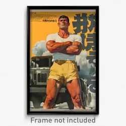 Chinese Movie Poster - Man Feeling Stuck, Advanced Yellow Shorts (Art Print)