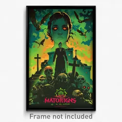 Brazilian Movie Poster - Majestic Graveyard (Brazil Retro Film Art Print)