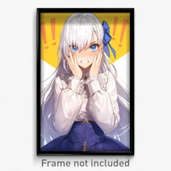 Anime Art Poster - Pambdelurion Feeling Surprise Wearing Quiet Scrunchie