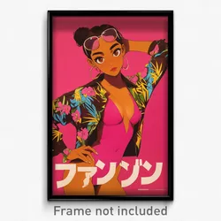 Indonesian Movie Poster - Girl Feeling Brooding, Orderly Pink Leotard (Print)