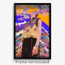 Anime Art Poster - Man Feeling Moody Wearing Quixotic Cropped Vest (Print)