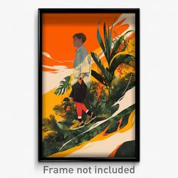 Indonesian Movie Poster - Boy Feeling Undermined, Adorable Sneakers (Art Print)