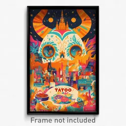 Mexican Movie Poster - Tidy Taco (Mexico Psychedelic Art Retro Film Print)