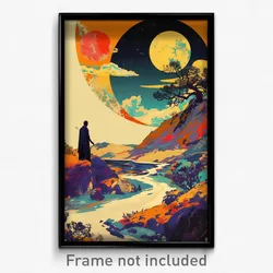 Spanish Movie Poster - Outstanding Lagoon (Spain Retro Film Art Print)