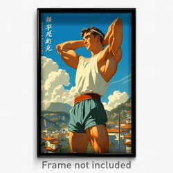 Greek Movie Poster - Man Feeling Possessive, Enchanting High Waist Shorts