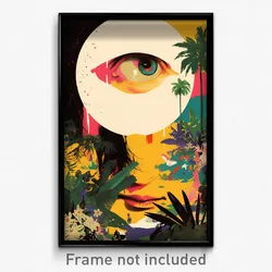 Spanish Movie Poster - Exotic Eggs (Spain Psychedelic Art Retro Film Print)
