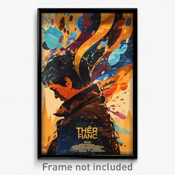 French Movie Poster - Boy Feeling Mixed Up, Athletic Brown Coat (Art Print)