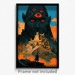 Spanish Movie Poster - Wide College (Spain Psychedelic Art Retro Film Print)