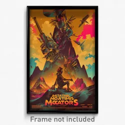 Mexican Movie Poster - Metallic Camp (Mexico Psychedelic Art Retro Film Print)
