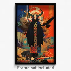 Art Poster - Acclaimed Shadow (Psychedelic Trippy Weird 11x17 Print)