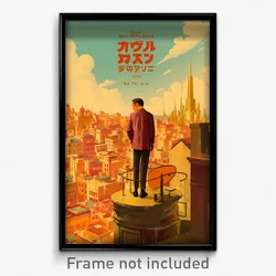 Hebrew Movie Poster - Man Feeling Charity, Silky Pink Jacket (Israel Art Print)