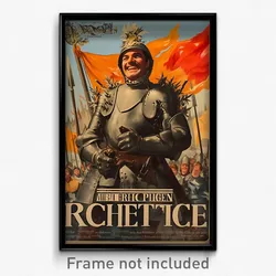 French Movie Poster - Man Feeling Liking, Cluttered Plate Armor (Art Print)