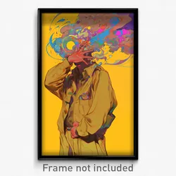 Art Poster - Man Feeling Pride Wearing Radiant German Clothes (Art Print)