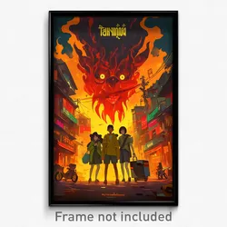 Thai Movie Poster - Flickering Tostada (Thailand Retro Film Art Print)