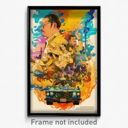 Indonesian Movie Poster - Man Feeling Unnerved, Thick Leg Ribbon (Art Print)