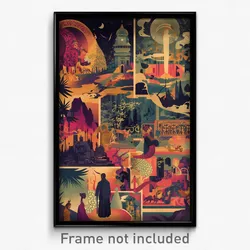 Bollywood Movie Poster - Stupendous Manor (India Retro Hindi Film Art Print)