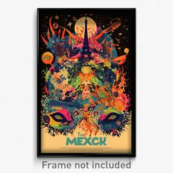 French Movie Poster - Meek Treasury (France Psychedelic Art Retro Film Print)