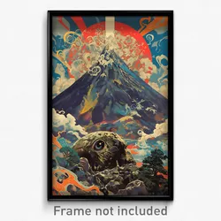 Icelandic Movie Poster - Grandiose Peak (Iceland Retro Film Art Print)