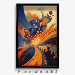 Hebrew Movie Poster - Bountiful Music Venue (Israel Retro Film Art Print)