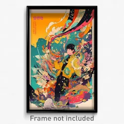 Korean Movie Poster - Modern Drawer (Korea Psychedelic Art Retro Film Print)