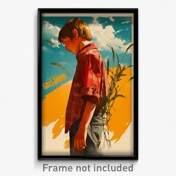 Spanish Movie Poster - Boy Feeling Hatred, Urban Clothing Cutout (Art Print)