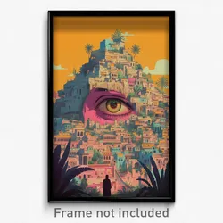 Spanish Movie Poster - Tremendous Citadel (Spain Retro Film Art Print)