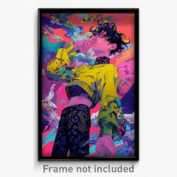 Anime Art Poster - Man Feeling Dumbstruck Wearing Rich Midriff (Print)