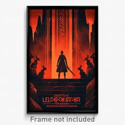 Icelandic Movie Poster - Man Feeling Cruelty, Glorious Red Legwear (Art Print)